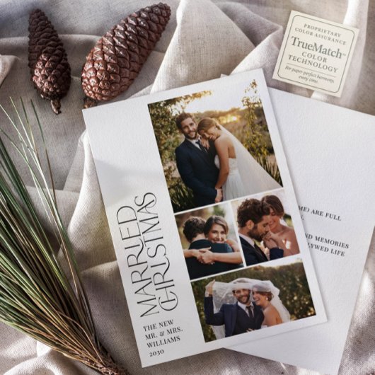 Minimalistische Verheiratete Weihnachten Neuvermäh