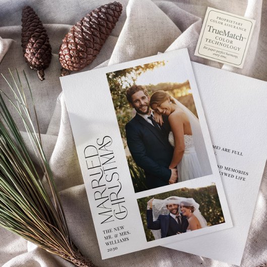 Minimalistische Verheiratete Weihnachten Neuvermäh