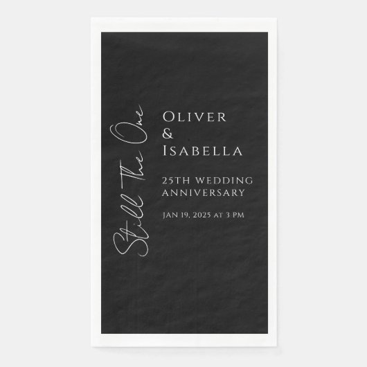 Minimalistische Verlängerung des 25. Serviette (Vorderseite)