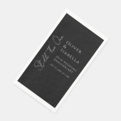 Minimalistische Verlängerung des 25. Serviette (Ecke)