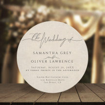 Minimalistische Vintage-Boho-Hochzeitseinladung
