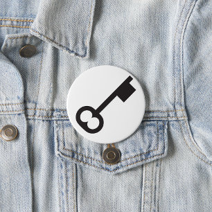 Minimalistische Vintage Silhouette Button