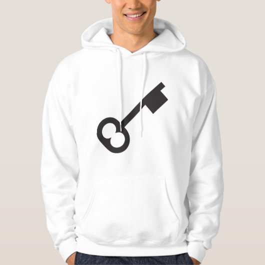 Minimalistische Vintage Silhouette Hoodie (Vorderseite)