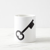 Minimalistische Vintage Silhouette Kaffeetasse