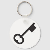 Minimalistische Vintage Silhouette Schlüsselanhänger (Rückseite)