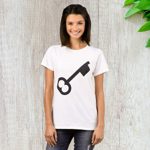 Minimalistische Vintage Silhouette T-Shirt