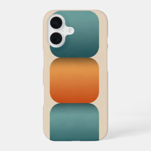 Minimalistische Vintage-Vertikalform stapeln iPhone 16 Hülle