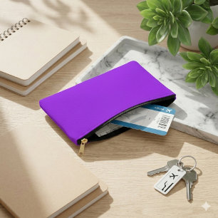 Minimalistische violette Cut-Sew-Tasche für kleine Zubehörtasche