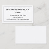 Minimalistische Visitenkarte (Vorne/Hinten)