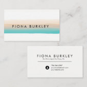 Minimalistische Visitenkarte (Vorne/Hinten)