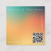 Minimalistische Visitenkarte (Rückseite)