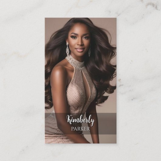 Minimalistische Visitenkarte (Vorderseite)