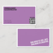 MINIMALISTISCHE Visitenkarte (Vorne/Hinten)