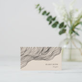 Minimalistische Visitenkarte (Stehend Vorderseite)