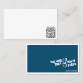 MINIMALISTISCHE Visitenkarte (Vorne/Hinten)