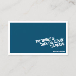 MINIMALISTISCHE Visitenkarte