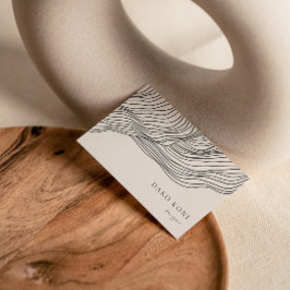 Minimalistische Visitenkarte