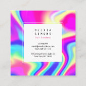 Minimalistische Visitenkarte (Rückseite)