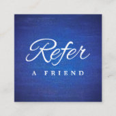 Minimalistische Visitenkarte Empfehlungskarte (Vorderseite)