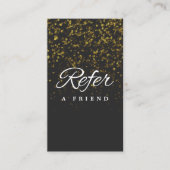 Minimalistische Visitenkarte Empfehlungskarte (Vorderseite)