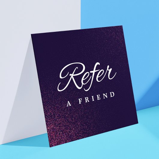 Minimalistische Visitenkarte Empfehlungskarte