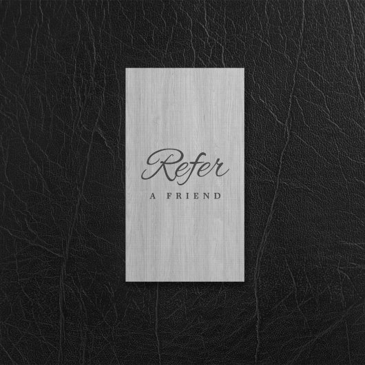 Minimalistische Visitenkarte Empfehlungskarte