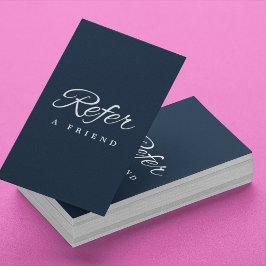 Minimalistische Visitenkarte Empfehlungskarte