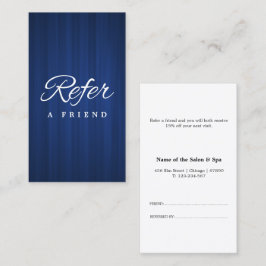 Minimalistische Visitenkarte Empfehlungskarte