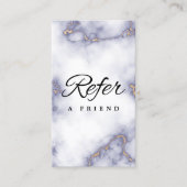 Minimalistische Visitenkarte Empfehlungskarte (Vorderseite)