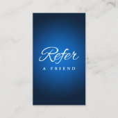 Minimalistische Visitenkarte Empfehlungskarte (Vorderseite)