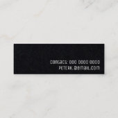 Minimalistische Visitenkarte für alle beruflichen (Rückseite)
