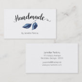 Minimalistische Visitenkarte für Aquarellfarben (Vorne/Hinten)