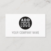 Minimalistische Visitenkarte für benutzerdefiniert (Vorderseite)