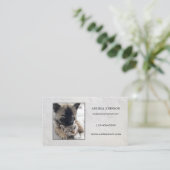 Minimalistische Visitenkarte für Personalisiertes  (Stehend Vorderseite)