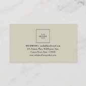 Minimalistische Visitenkarte - Marmormuster | DP7 (Rückseite)