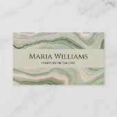 Minimalistische Visitenkarte - Marmormuster | DP7 (Vorderseite)