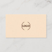 Minimalistische Visitenkarte mit QR-Code für Beloh (Rückseite)