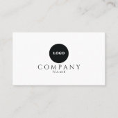 Minimalistische Visitenkarte | QR-Code (Vorderseite)