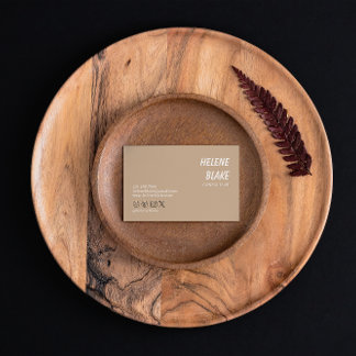 Minimalistische Visitenkarte - Sauberes und modern