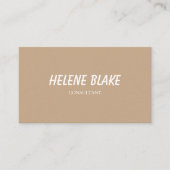 Minimalistische Visitenkarte - Sauberes und modern (Vorderseite)