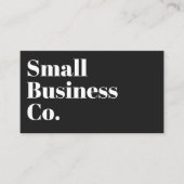 Minimalistische Visitenkarte Telefonnummerkarte (Vorderseite)