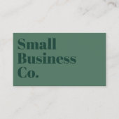 Minimalistische Visitenkarte Telefonnummerkarte (Vorderseite)