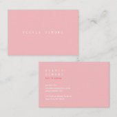 Minimalistische Visitenkarten Visitenkarte (Vorne/Hinten)