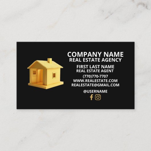 Minimalistische Visitenkarten Visitenkarte (Vorderseite)