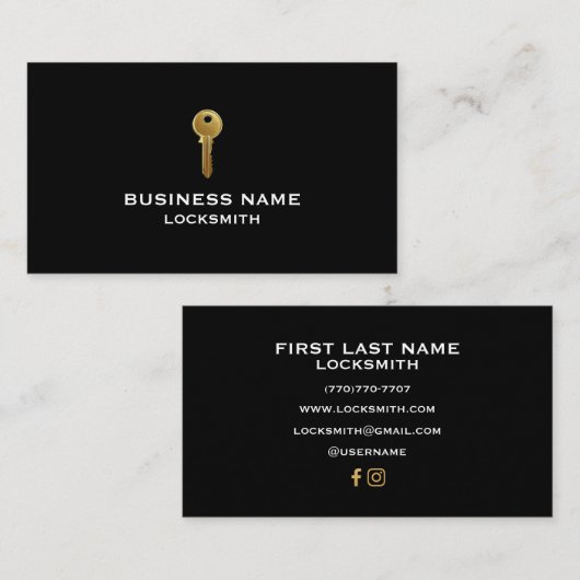 Minimalistische Visitenkarten Visitenkarte (Vorne/Hinten)