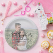 Minimalistische Vollverheiratung des Fotos Pappteller (Party)