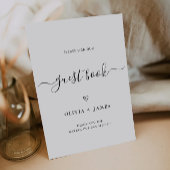 Minimalistische Vorlage für das Gästebuch