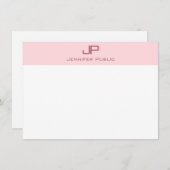 Minimalistische Vorlage für das mit Monogramm Schw (Vorne/Hinten)