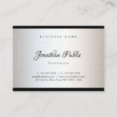 Minimalistische Vorlage für die benutzerdefinierte Visitenkarte (Rückseite)