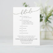 Minimalistische Vorlage für einfache Details Gastz (Stehend Vorderseite)